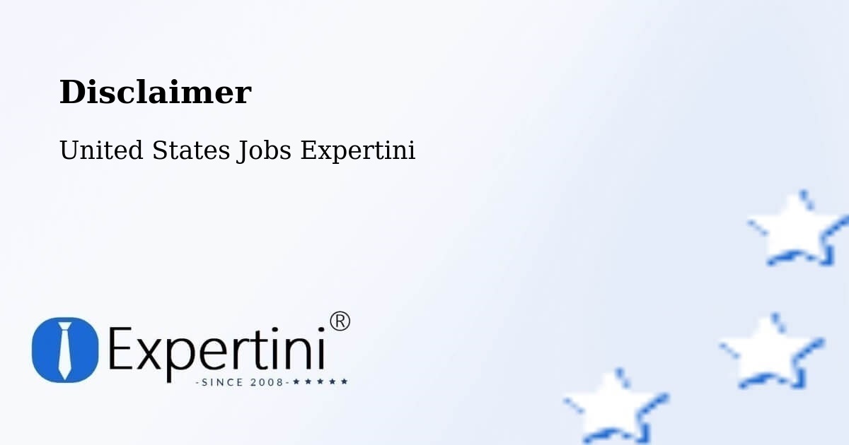 Disclaimer – Paragould - United States Jobs Expertini